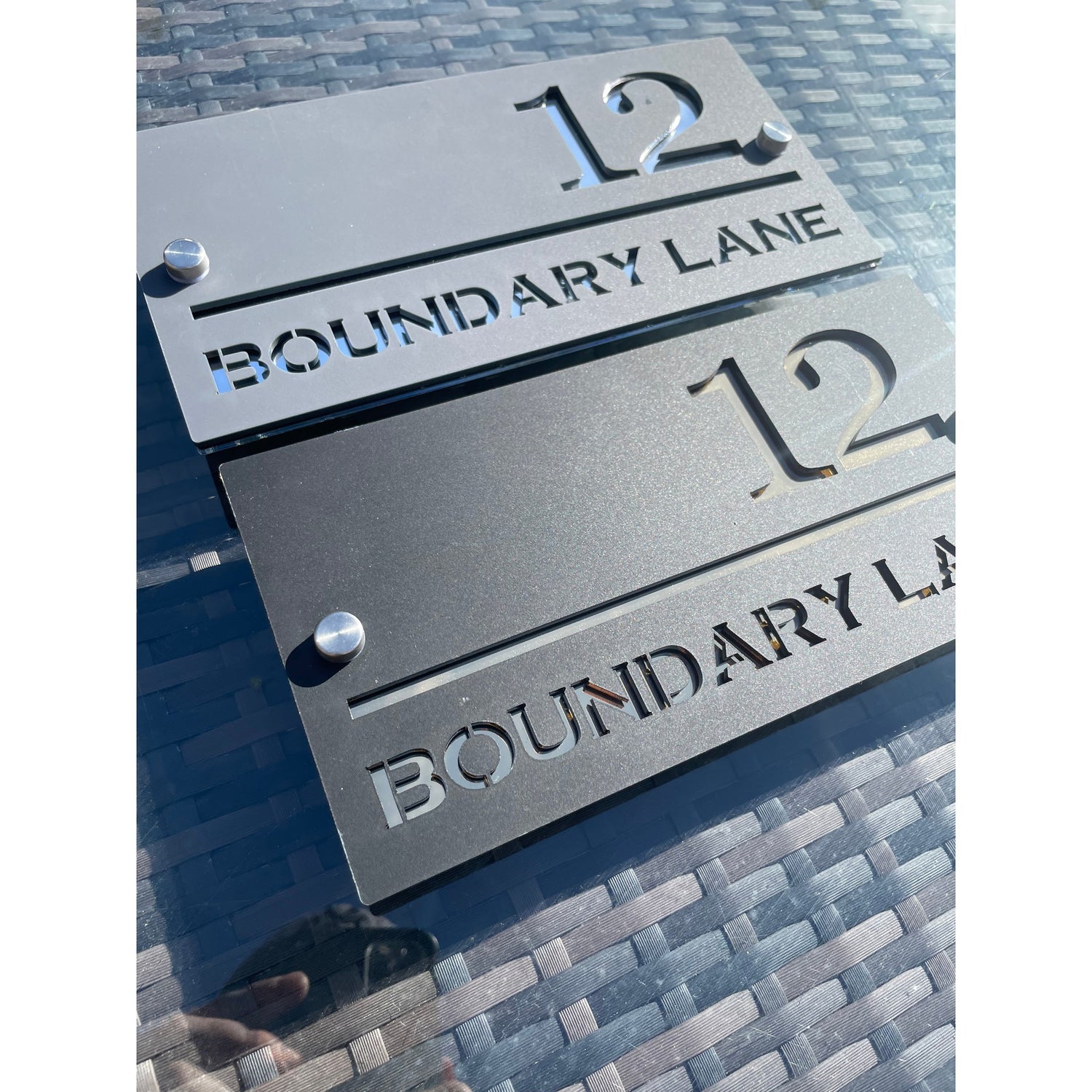 3D Acrylic House Sign - RECTANGLE