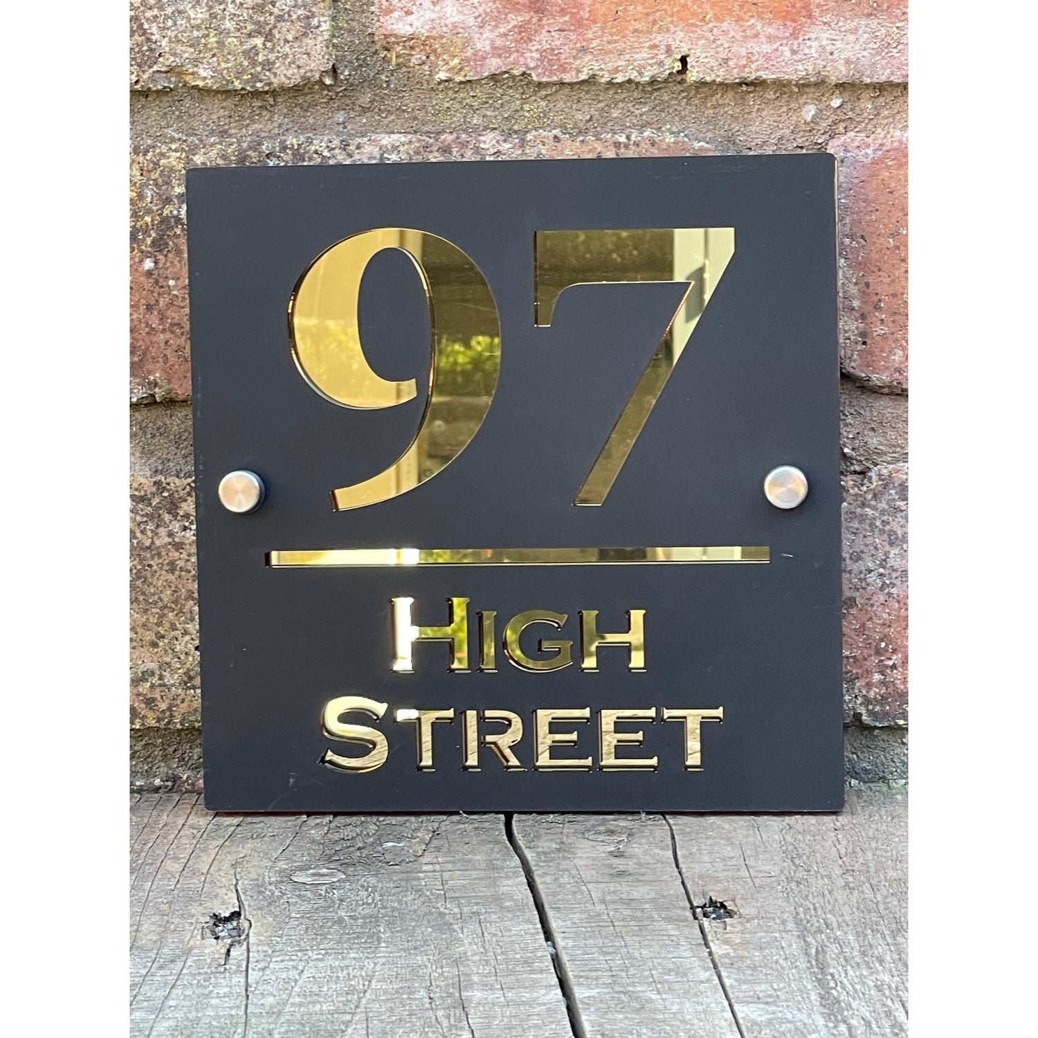 3D Acrylic House Sign - SQUARE