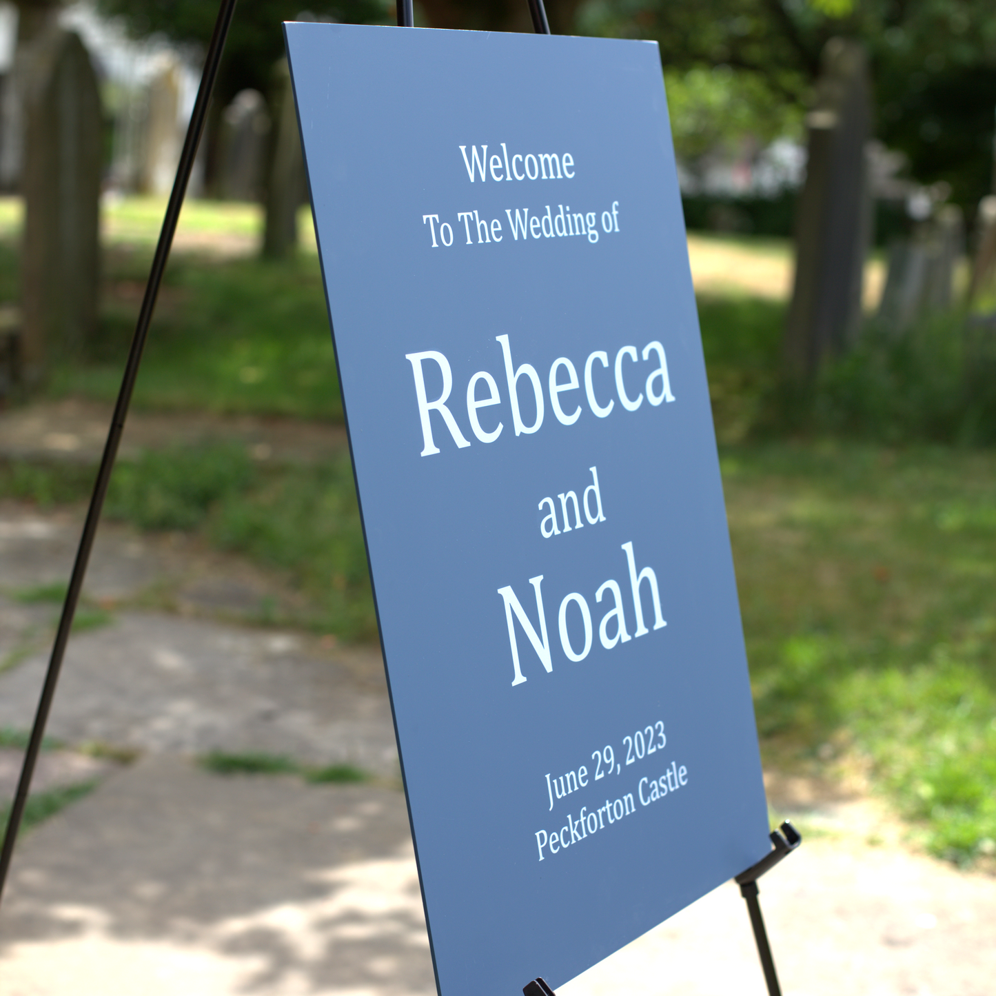 Welcome Wedding Sign - UV Printed - Style 1