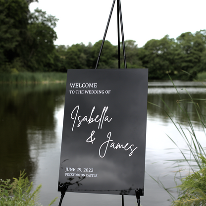 Welcome Wedding Sign - 3D