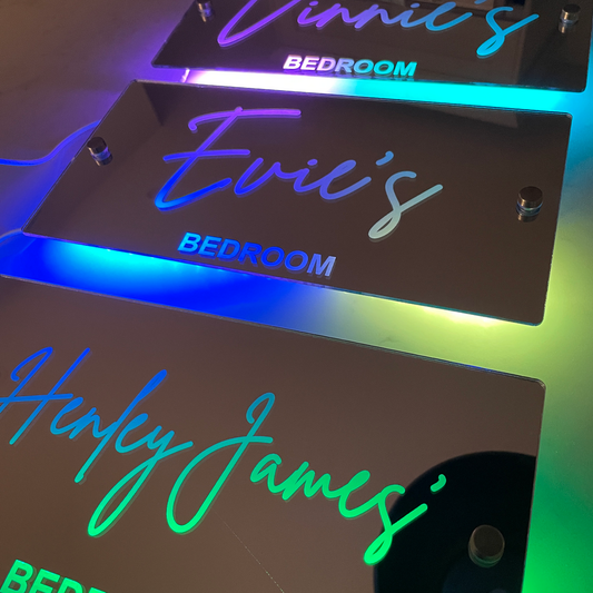 Personalised Light Up Mirror - Name