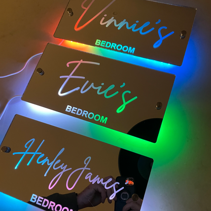 Personalised Light Up Mirror - Name