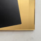 3D Acrylic House Sign - Black Gold - 3 Sizes - Rectangle - No Line