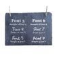 Personalised Slate Sign - 20cm X 25cm