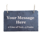 Personalised Slate Sign - 10cm X 25cm