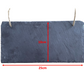 Personalised Slate Sign - 10cm X 25cm