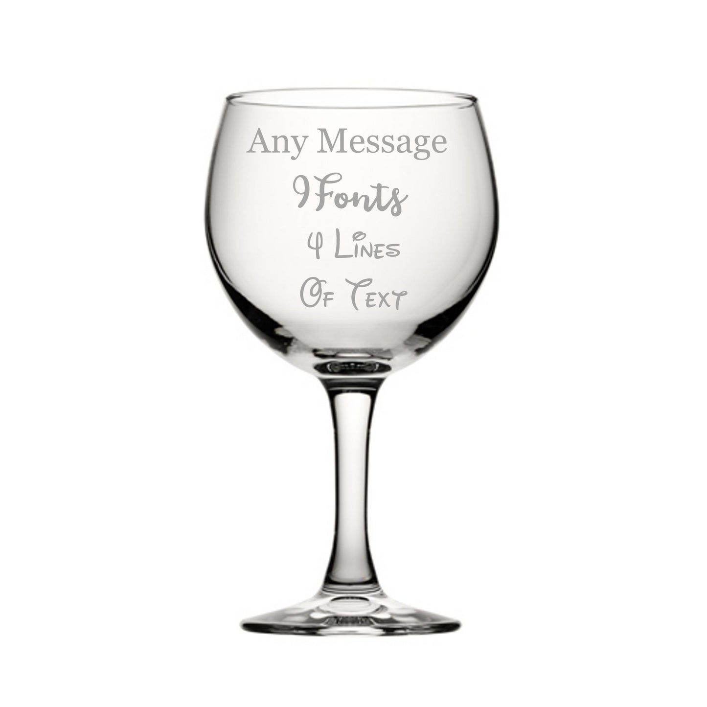 Gin Glass Personalised