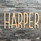 Wooden Word - Single Font - Letters - Tamarind