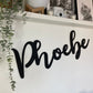 Wooden Words - Single Font - Joined - Floristy