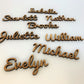 Wedding Place Settings - Wooden Words - Pacifico