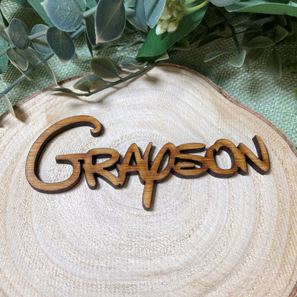 Wedding Place Settings - Wooden Words - NWDisney