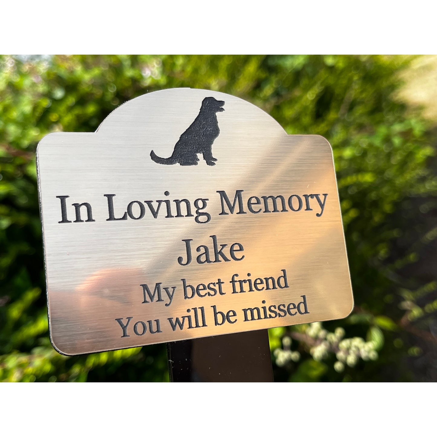 Memorial Ground Plaque - Dog
