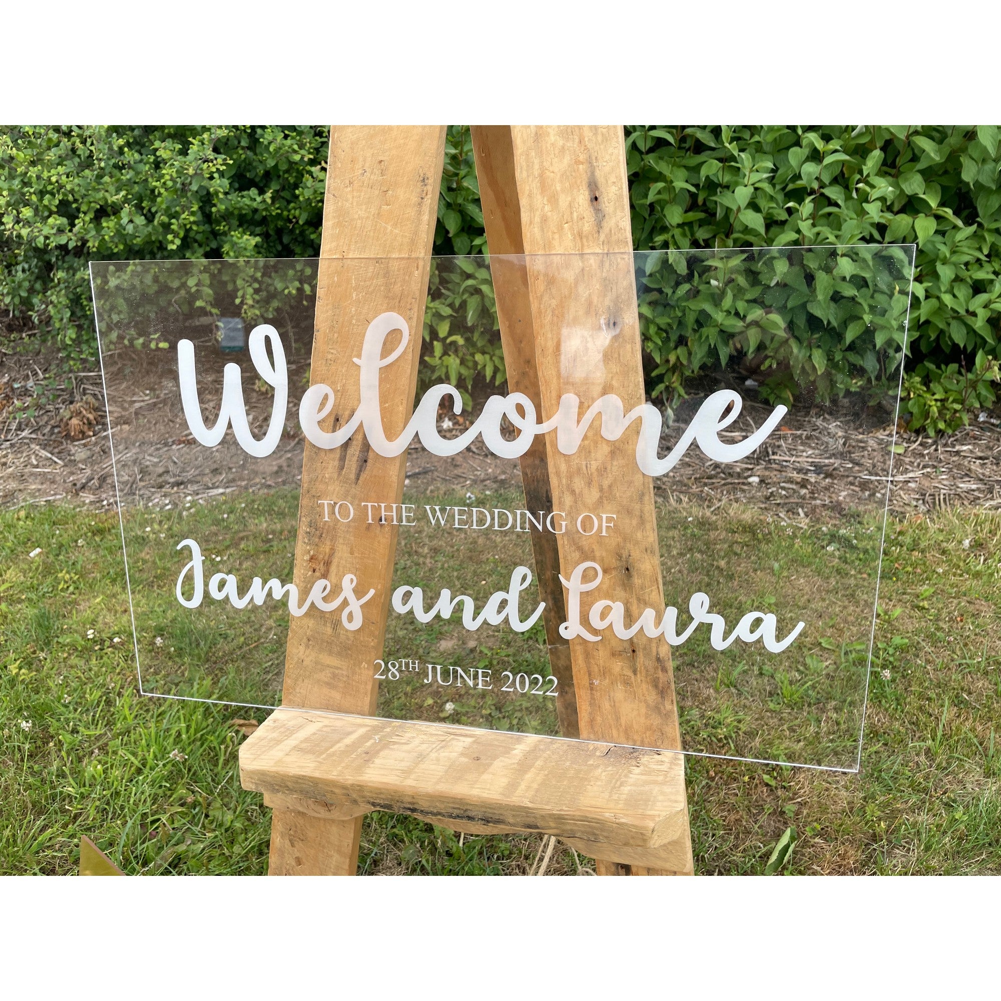 Wedding or Party Welcome Sign