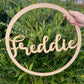 Wooden Ring Sign Personalised