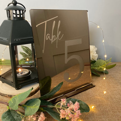 Wedding Table Number - Rectangle