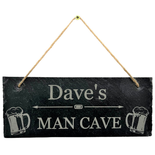 Personalised Slate Sign - Man Cave
