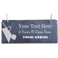 Personalised Slate Sign - Garden Wheel Barrow